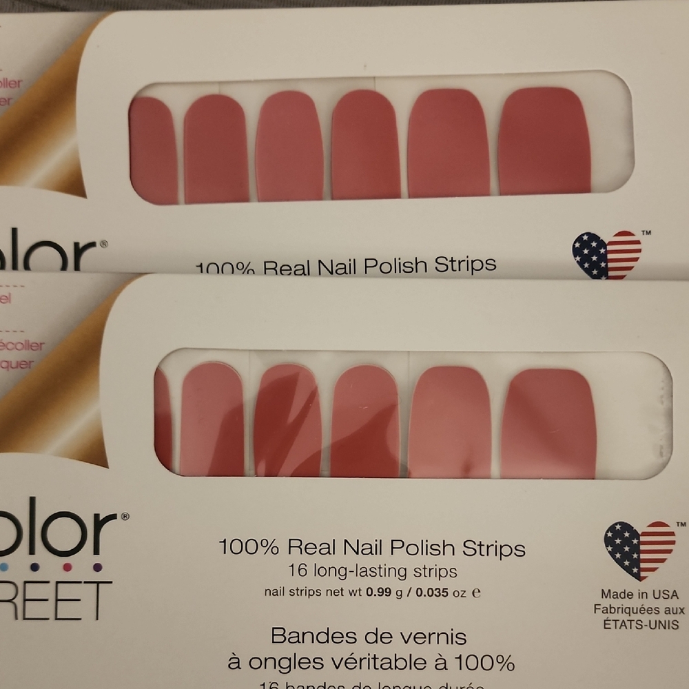 Color Street Blush Pink Nail Strips. Color Is No Way San Jose. 2 Available.
